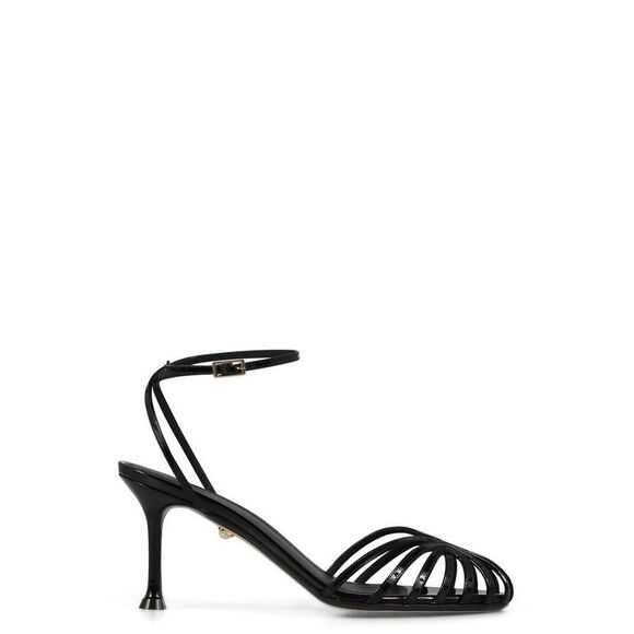 ALEVI Shoes - ALEVI Women's Patent Leather Strappy Stiletto Sandals with Ankle Strap Women